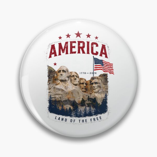 Item preview, America 250 Mount Rushmore South Dakota Semiquincentennial 1776 - 2026 Vintage Flag v4 designed and sold by DarylWelsh2024.