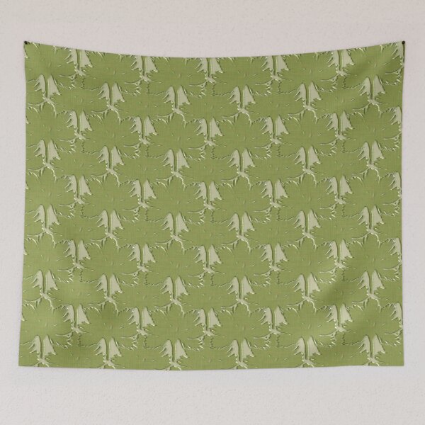 Item preview, Stylized Modern Tropical Botanical Sage Green designed and sold by JasmineGDesigns.