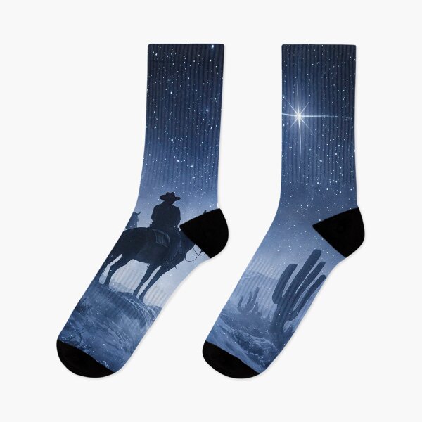 Item preview, Night Riders in Starry Desert Southwestern Sky North Star Christmas Holiday designed and sold by Stephanie Laird.