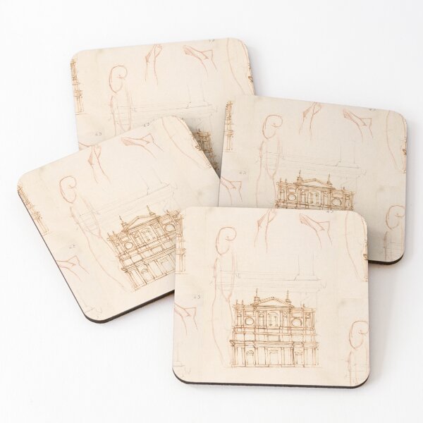Item preview, Renaissance Church Facade Architectural Study designed and sold by artofuniverse.