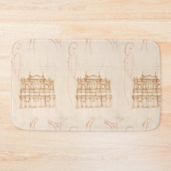 Item preview, Renaissance Church Facade Architectural Study designed and sold by artofuniverse.