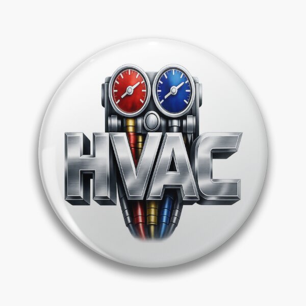Item preview, Premium HVAC Technician Gauge Logo - Pro Heating & Cooling Trade Design designed and sold by FrozenHeat97.