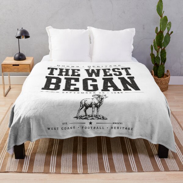Item preview, The West Began 1946 – Vintage West Coast Football Heritage designed and sold by elcarnero.