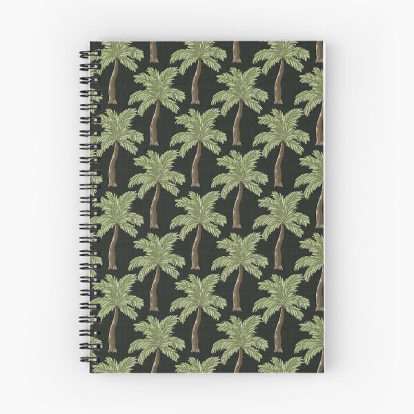 Item preview, Stylized Modern Palm Tree Charcoal Green designed and sold by JasmineGDesigns.