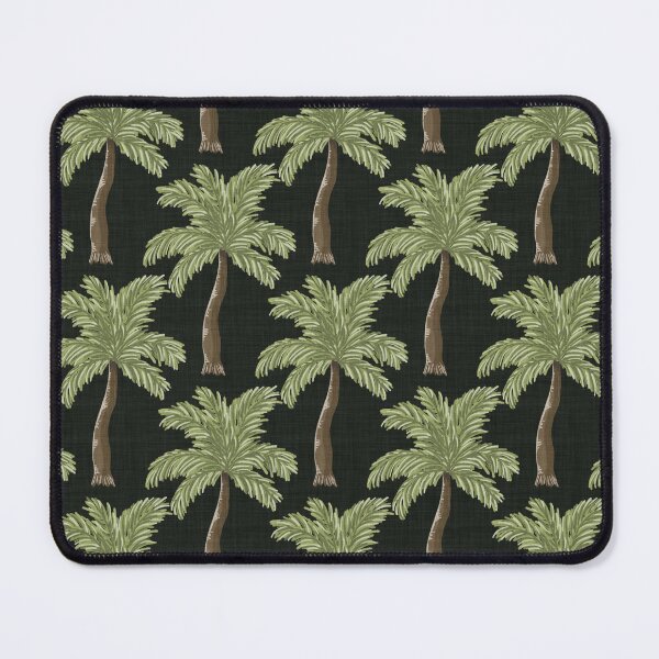 Item preview, Stylized Modern Palm Tree Charcoal Green designed and sold by JasmineGDesigns.