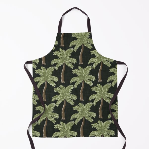 Item preview, Stylized Modern Palm Tree Charcoal Green designed and sold by JasmineGDesigns.