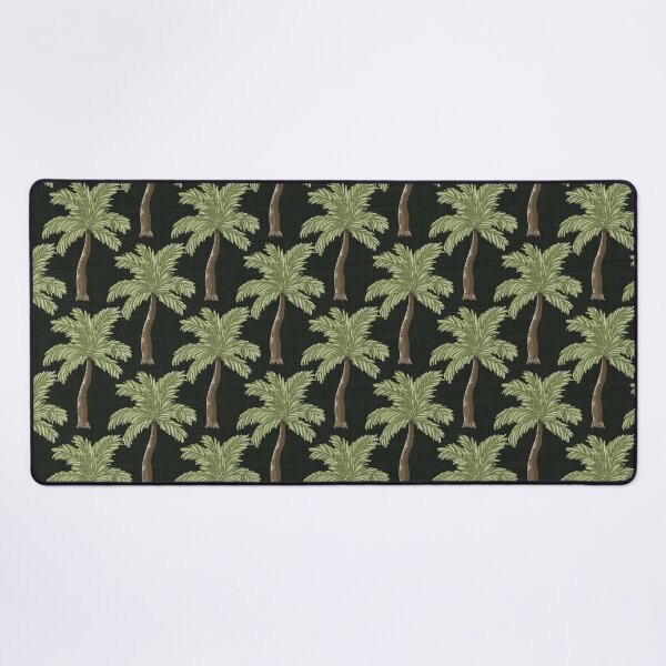 Item preview, Stylized Modern Palm Tree Charcoal Green designed and sold by JasmineGDesigns.