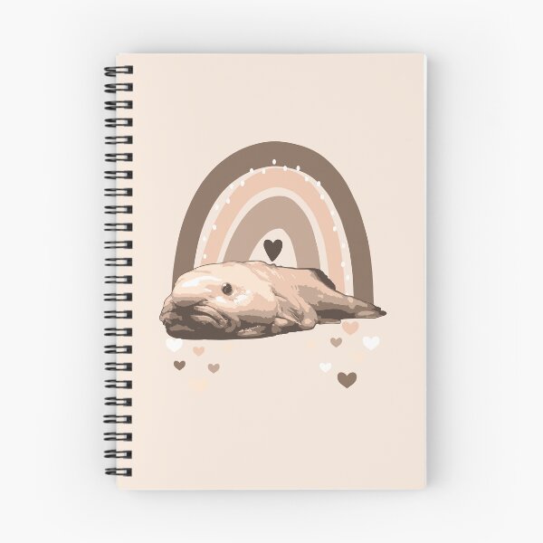 Item preview, Boho-Chic Blobfish - Sepia Blobfish with Rainbow designed and sold by LittleMissTyne.