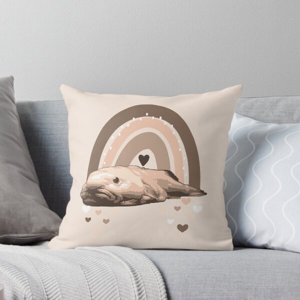 Item preview, Boho-Chic Blobfish - Sepia Blobfish with Rainbow designed and sold by LittleMissTyne.