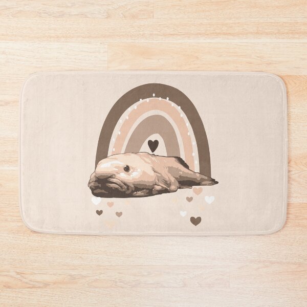 Item preview, Boho-Chic Blobfish - Sepia Blobfish with Rainbow designed and sold by LittleMissTyne.