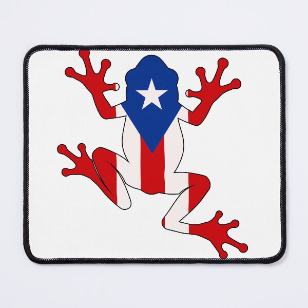 Item preview, Puerto Rican Coqui Frog Flag Boricua Pride designed and sold by Doodleoub.