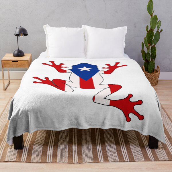 Item preview, Puerto Rican Coqui Frog Flag Boricua Pride designed and sold by Doodleoub.