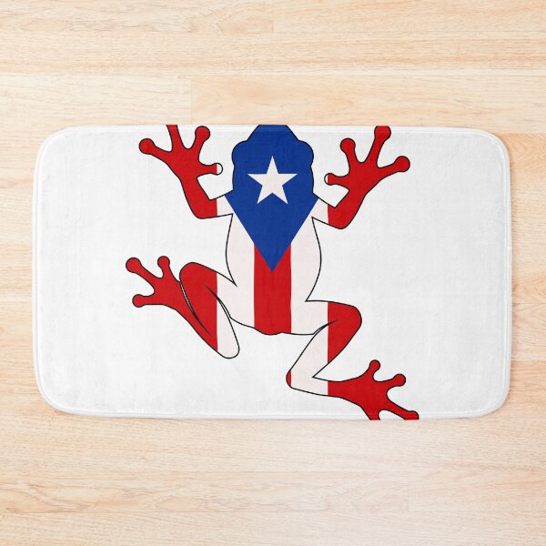 Item preview, Puerto Rican Coqui Frog Flag Boricua Pride designed and sold by Doodleoub.