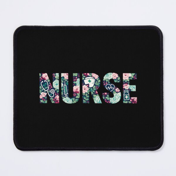 Item preview, NURSE flowers typography designed and sold by YNELENT.
