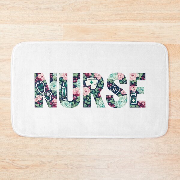 Item preview, NURSE flowers typography designed and sold by YNELENT.