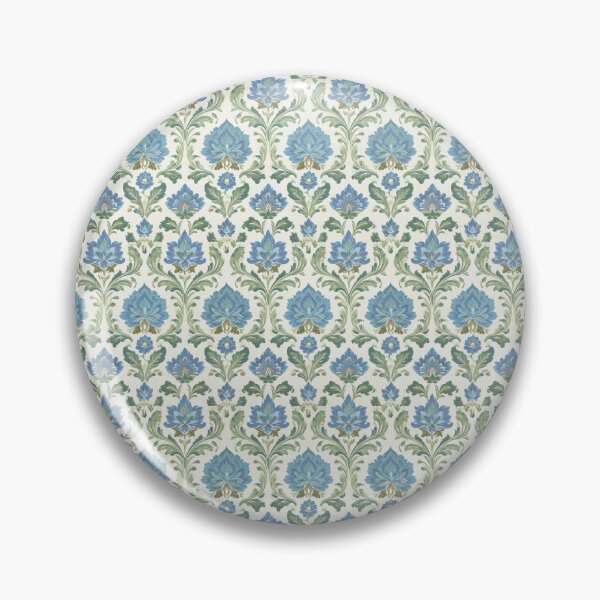 Item preview, Vintage Blue Floral Damask designed and sold by LouieVanille.