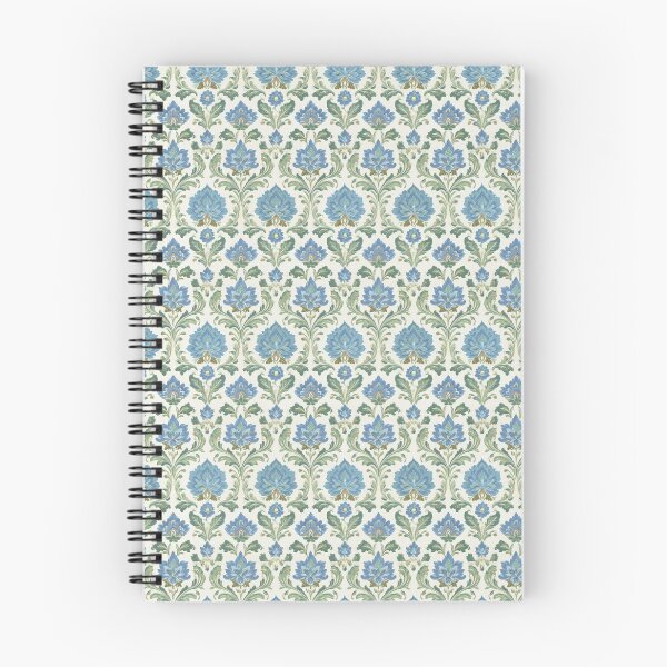 Item preview, Vintage Blue Floral Damask designed and sold by LouieVanille.