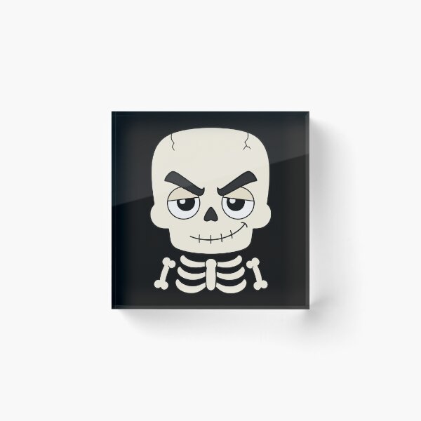 Item preview, Cute Skeleton Skull Cartoon Halloween Character designed and sold by teeperfect.