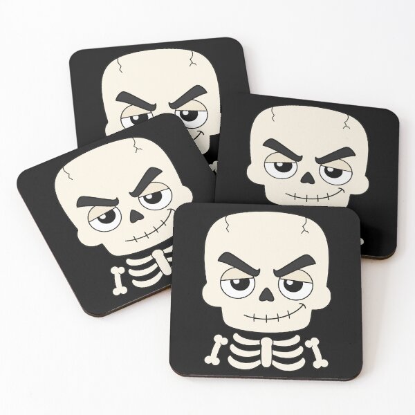 Item preview, Cute Skeleton Skull Cartoon Halloween Character designed and sold by teeperfect.