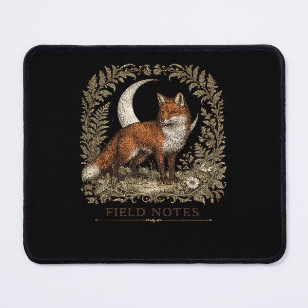 Item preview, Field Notes – Vintage Fox Moon Botanical Illustration designed and sold by Arrow2025.
