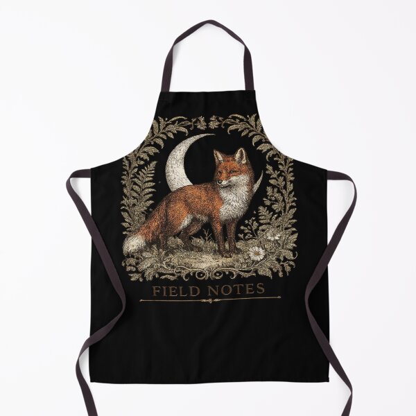 Item preview, Field Notes – Vintage Fox Moon Botanical Illustration designed and sold by Arrow2025.
