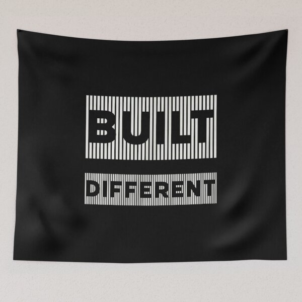 Item preview, I'm Just Built Different Vintage Retro Quote | Funny Motivational Graphic designed and sold by Gbriel3.