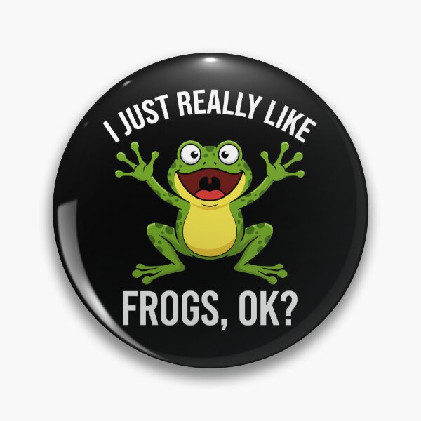 Item preview, I Just Really Like Frogs, Ok? Frog Lover Amphibian Enthusiast designed and sold by Doodleoub.