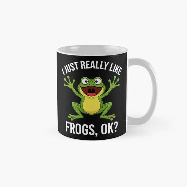 Item preview, I Just Really Like Frogs, Ok? Frog Lover Amphibian Enthusiast designed and sold by Doodleoub.
