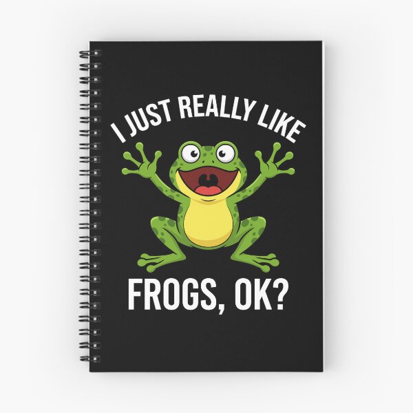 Item preview, I Just Really Like Frogs, Ok? Frog Lover Amphibian Enthusiast designed and sold by Doodleoub.