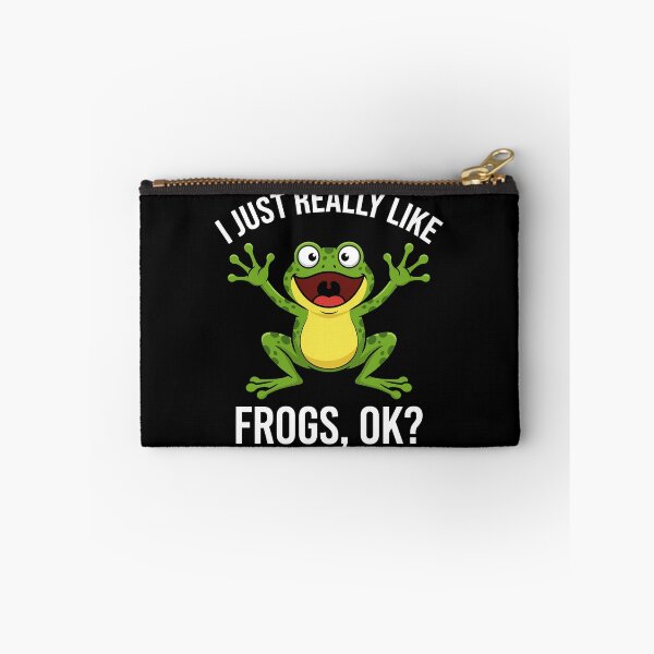 Item preview, I Just Really Like Frogs, Ok? Frog Lover Amphibian Enthusiast designed and sold by Doodleoub.