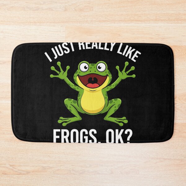Item preview, I Just Really Like Frogs, Ok? Frog Lover Amphibian Enthusiast designed and sold by Doodleoub.