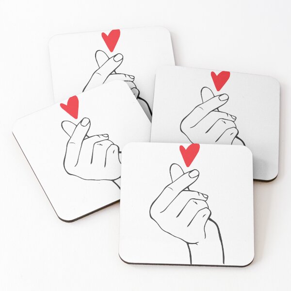 Item preview, Korean Finger Heart – Minimalist Love Gesture designed and sold by ShoreBa.