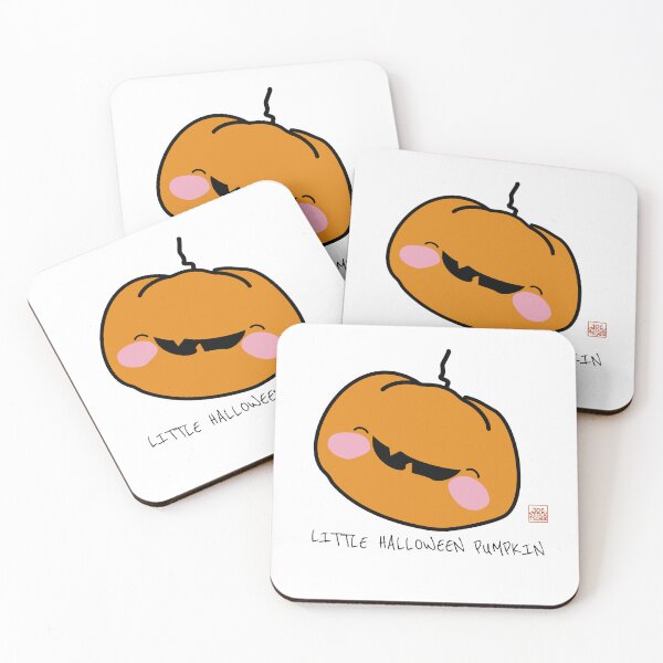 Item preview, Cute Smiling Pumpkin Sticker Asian Minimalist Kawaii Halloween designed and sold by JOCSTOCK.
