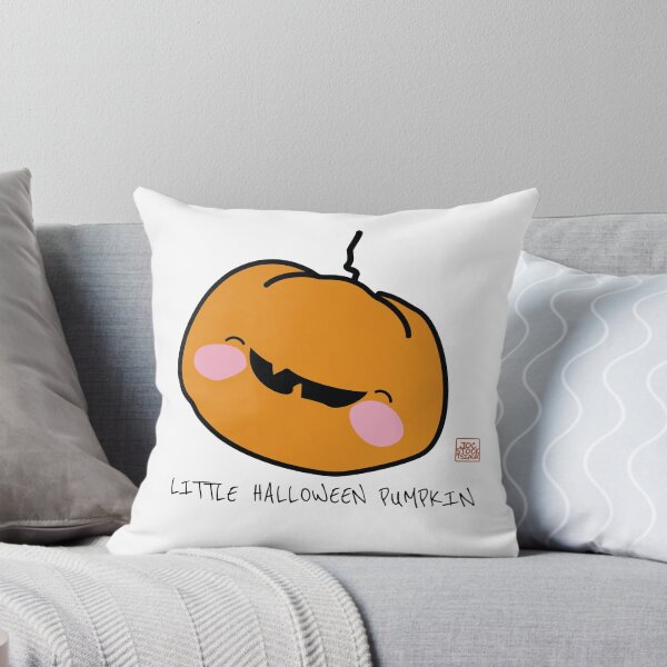 Item preview, Cute Smiling Pumpkin Sticker Asian Minimalist Kawaii Halloween designed and sold by JOCSTOCK.
