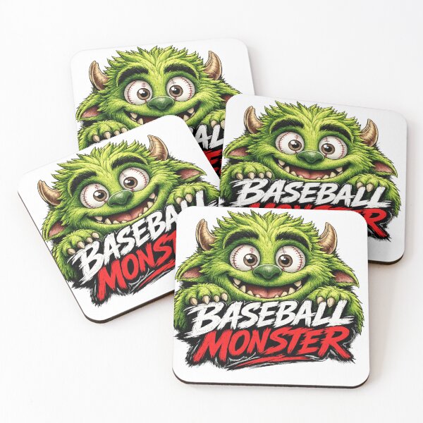 Item preview, Green Baseball Monster 1 designed and sold by BaseballBiz.