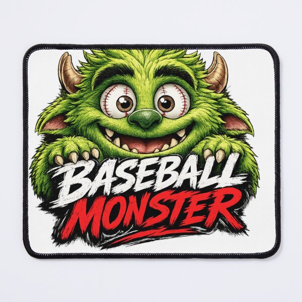 Item preview, Green Baseball Monster 1 designed and sold by BaseballBiz.