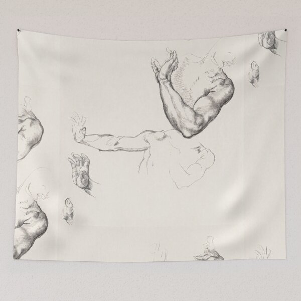 Item preview, Renaissance Anatomical Studies of Arms and Hands designed and sold by artofuniverse.