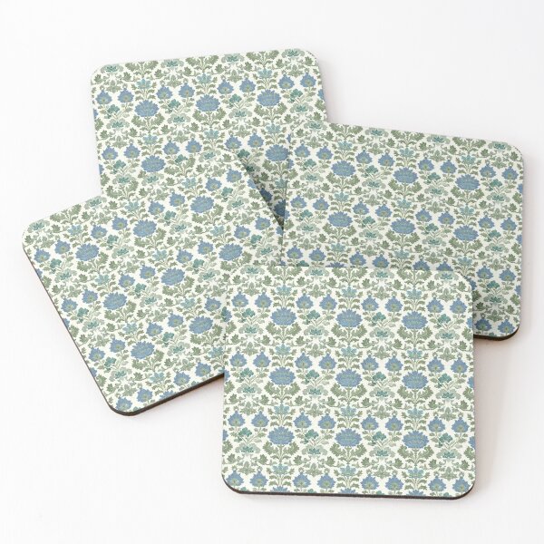 Item preview, Vintage Blue Floral Damask designed and sold by LouieVanille.