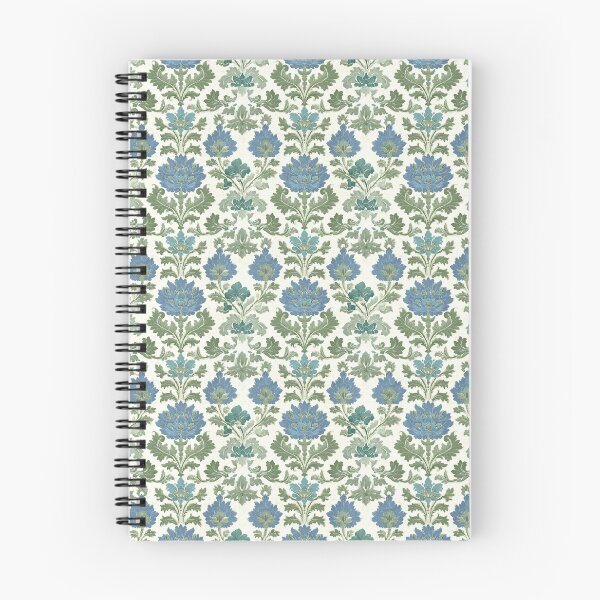 Item preview, Vintage Blue Floral Damask designed and sold by LouieVanille.