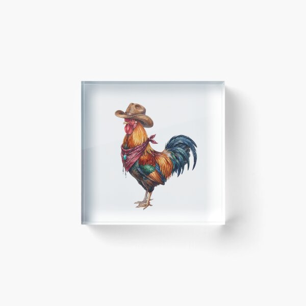 Item preview, Rooster Cowboy Hat designed and sold by Roy & Tiffany.