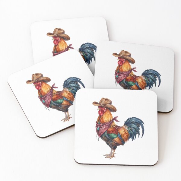 Item preview, Rooster Cowboy Hat designed and sold by Roy & Tiffany.