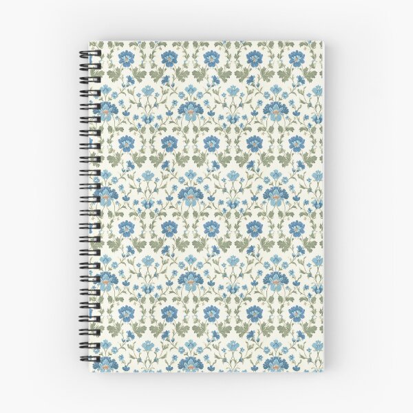 Item preview, Vintage Blue Floral Damask designed and sold by LouieVanille.