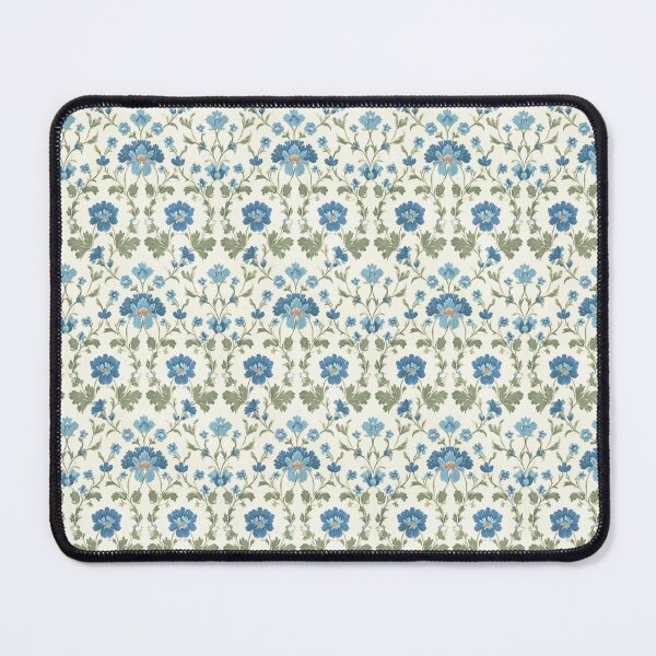Item preview, Vintage Blue Floral Damask designed and sold by LouieVanille.