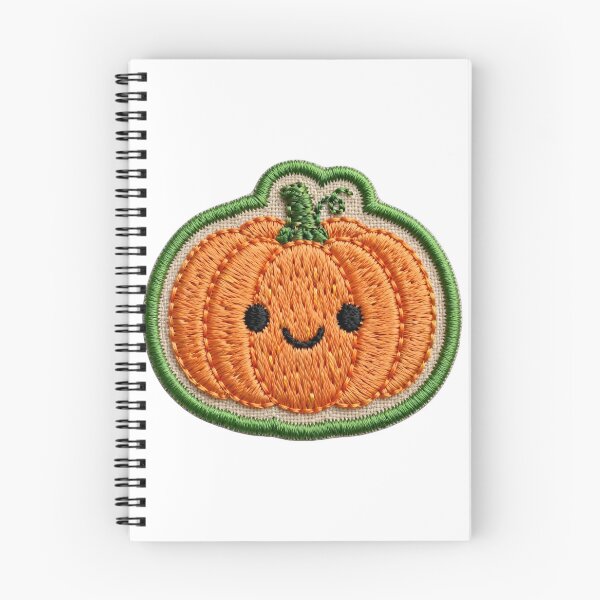 Item preview, Kawaii Pumpkin Faux Embroidered Halloween Patch designed and sold by FeelGoodTee.