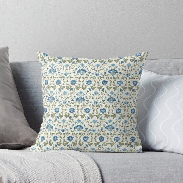 Item preview, Vintage Blue Floral Damask designed and sold by LouieVanille.