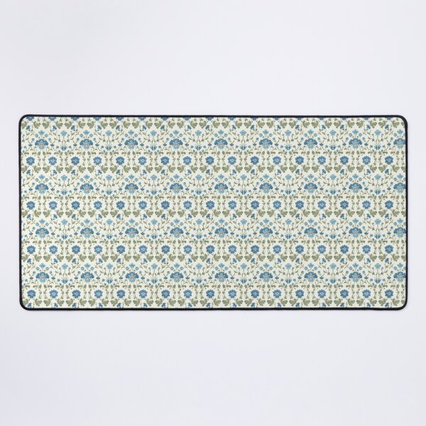 Item preview, Vintage Blue Floral Damask designed and sold by LouieVanille.