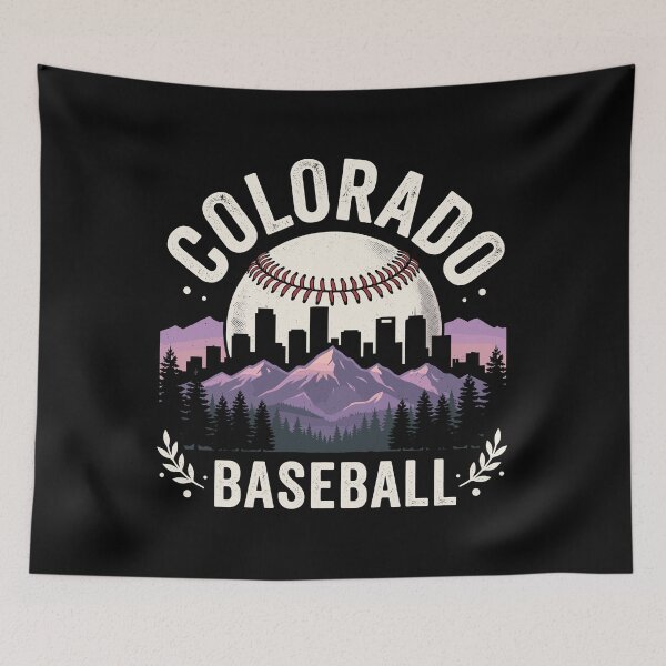 Item preview, Colorado Baseball Fan State Sports Pride designed and sold by Doodleoub.