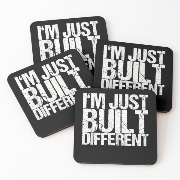 Item preview, I'm Just Built Different Vintage Retro Quote | Funny Motivational Graphic designed and sold by Gbriel3.
