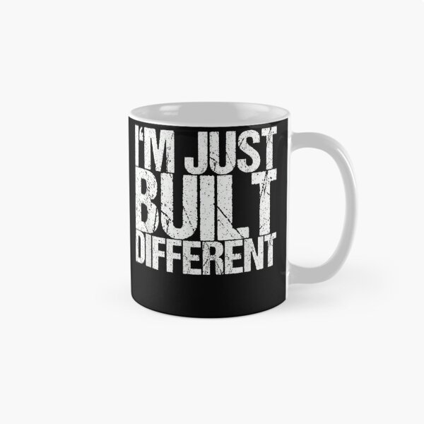 Item preview, I'm Just Built Different Vintage Retro Quote | Funny Motivational Graphic designed and sold by Gbriel3.