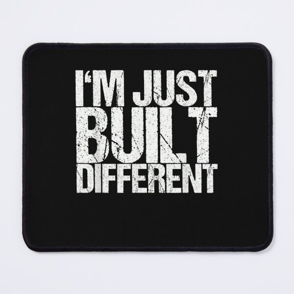 Item preview, I'm Just Built Different Vintage Retro Quote | Funny Motivational Graphic designed and sold by Gbriel3.